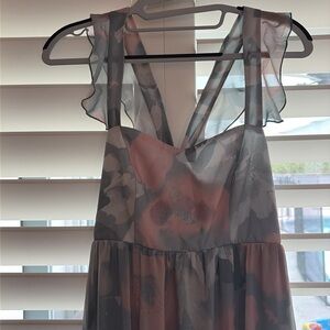 Show me your Mumu NWT June Maxi Dress Sage I Do Floral Green Blush